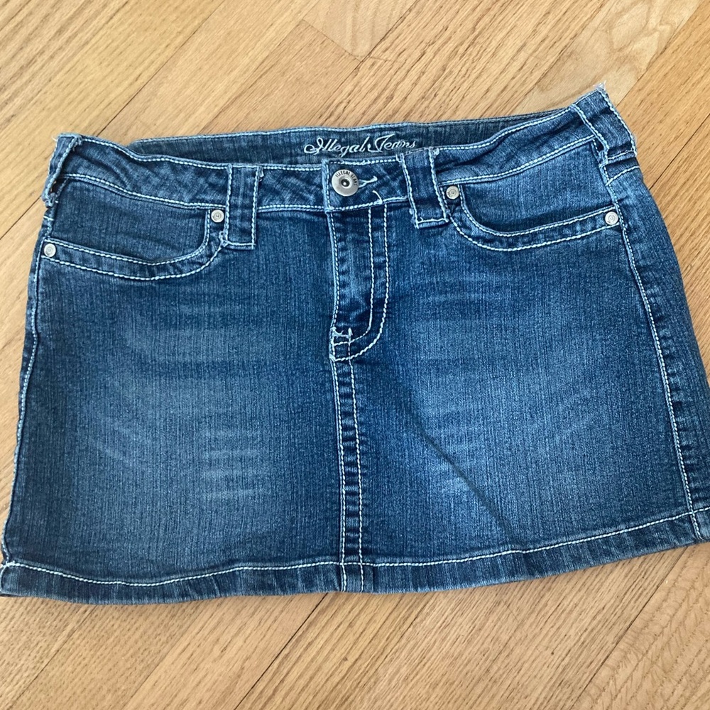 Jean Mini Skirt